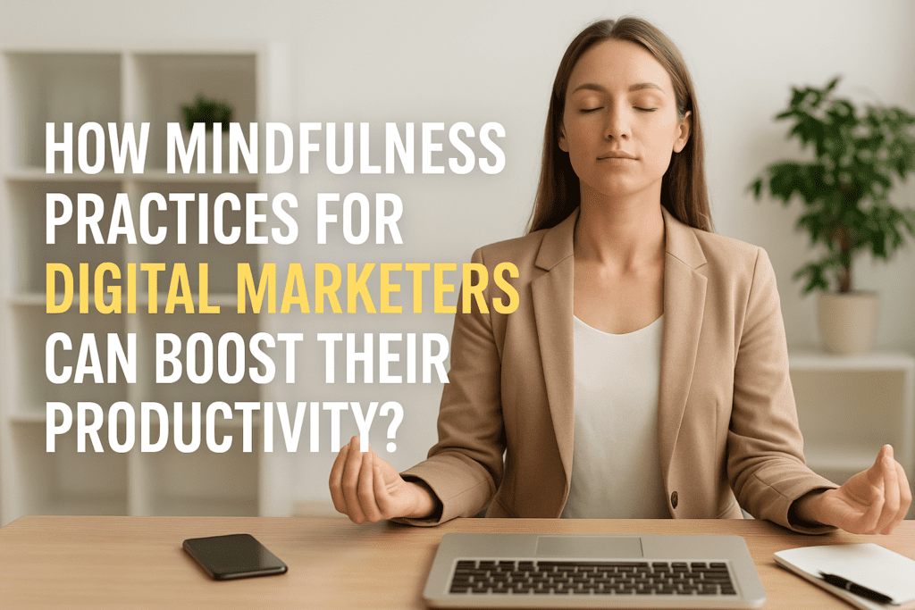 mindfulness practice for digital marketers